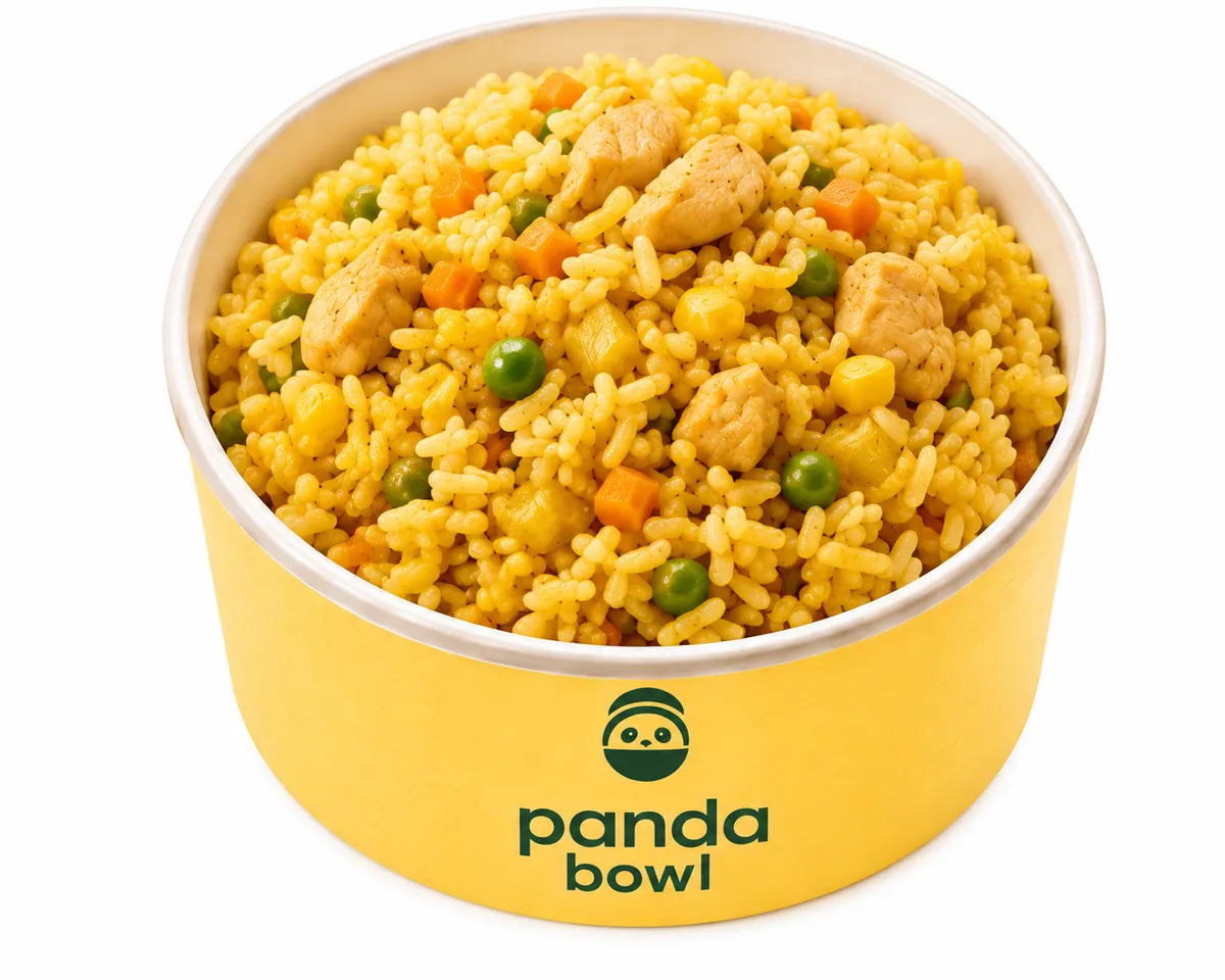 Riz sauté au poulet curry